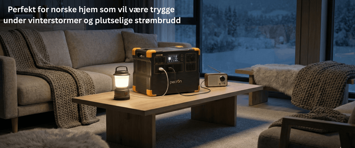 Pecron E3600LFP gir nødstrøm hjemme