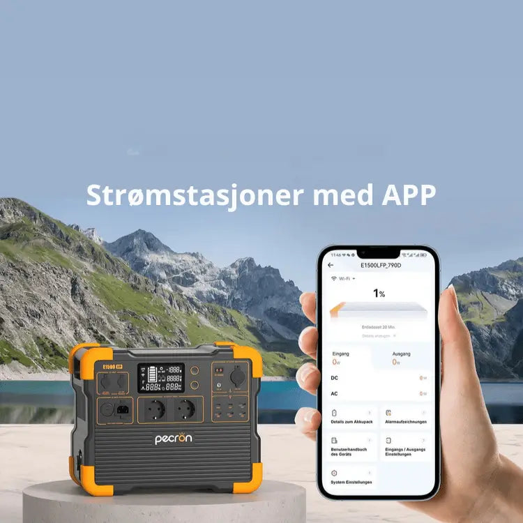 Smart funksjonalitet – Appkontroll og overvåkning som gir deg full kontroll - PECRON.NO