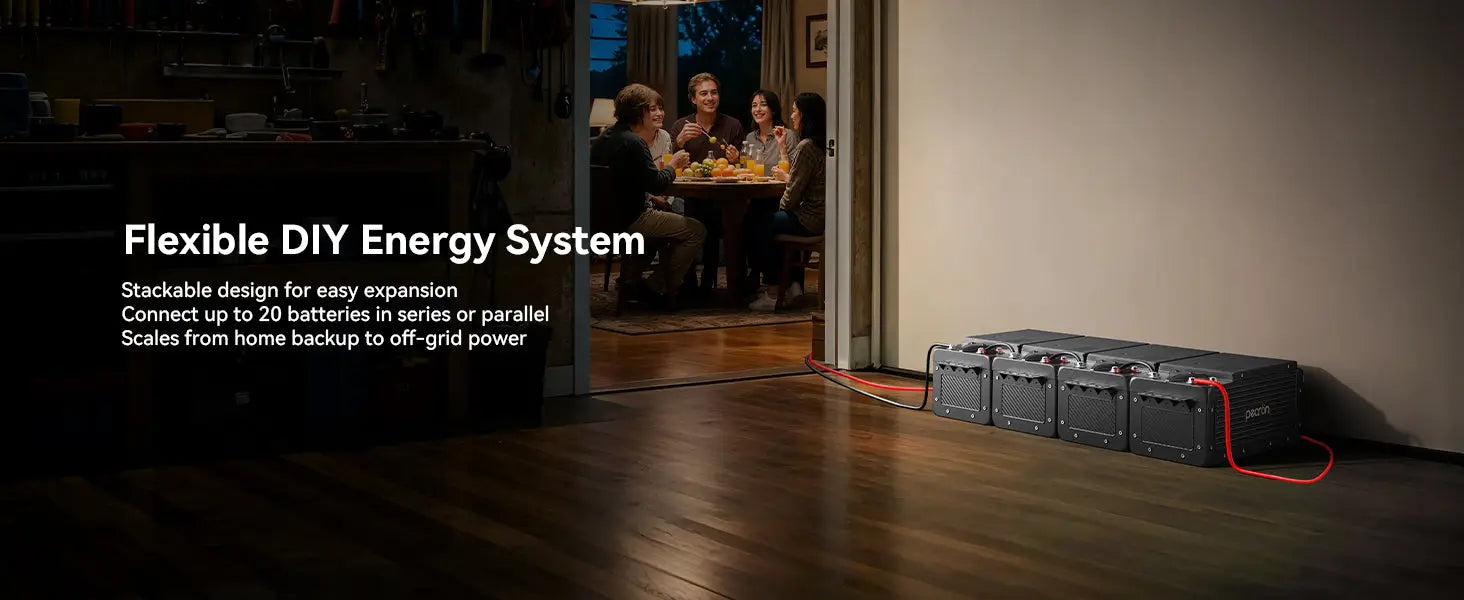 Pecron WB12200 – Kraftig 12v 200a LiFePO4-batteri med smartstyring IP65 og Victron-kompatibilitet