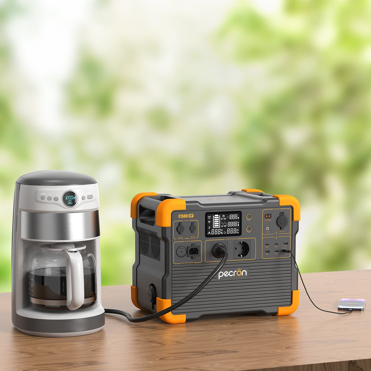 Pecron E1500LFP – Kraftig og smart strømstasjon for hytte camping og backup