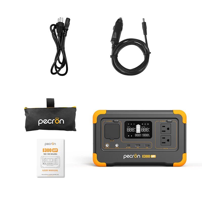 Pecron E300LFP - Kompakt og lett kraftstasjon for tur og fritid. - PECRON.NO