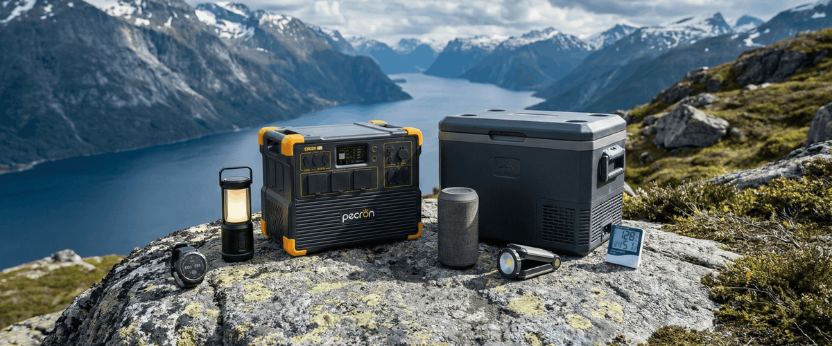 Pecron E3600LFP off-grid ved fjorden
