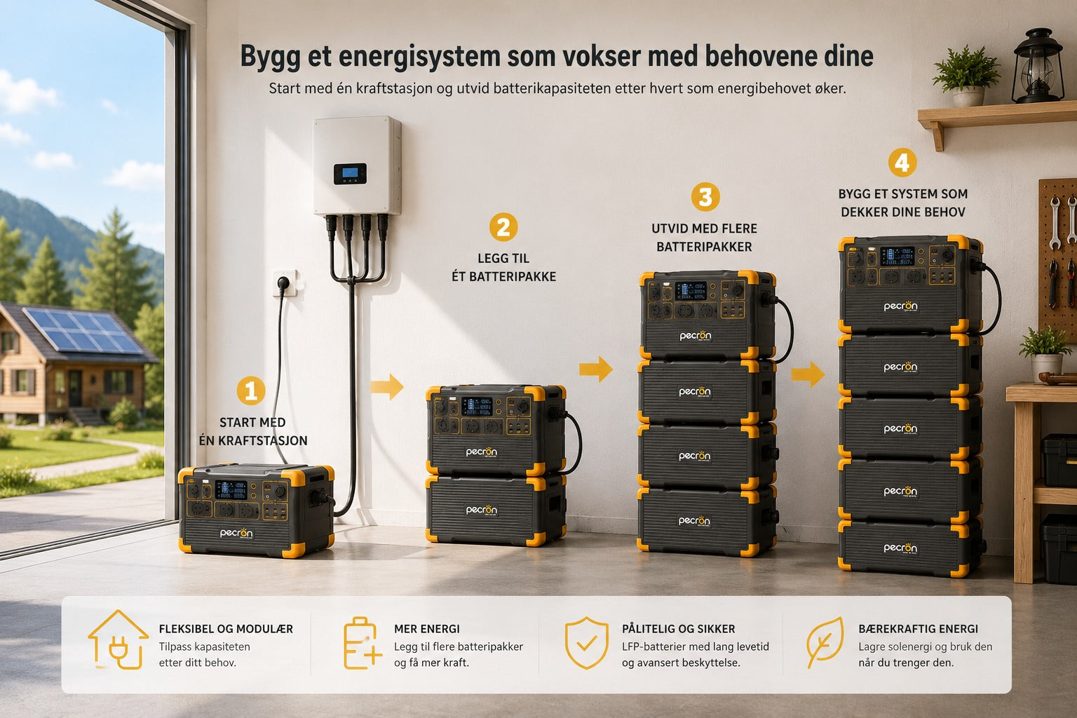 Bygg et energisystem som vokser med behovene dine
