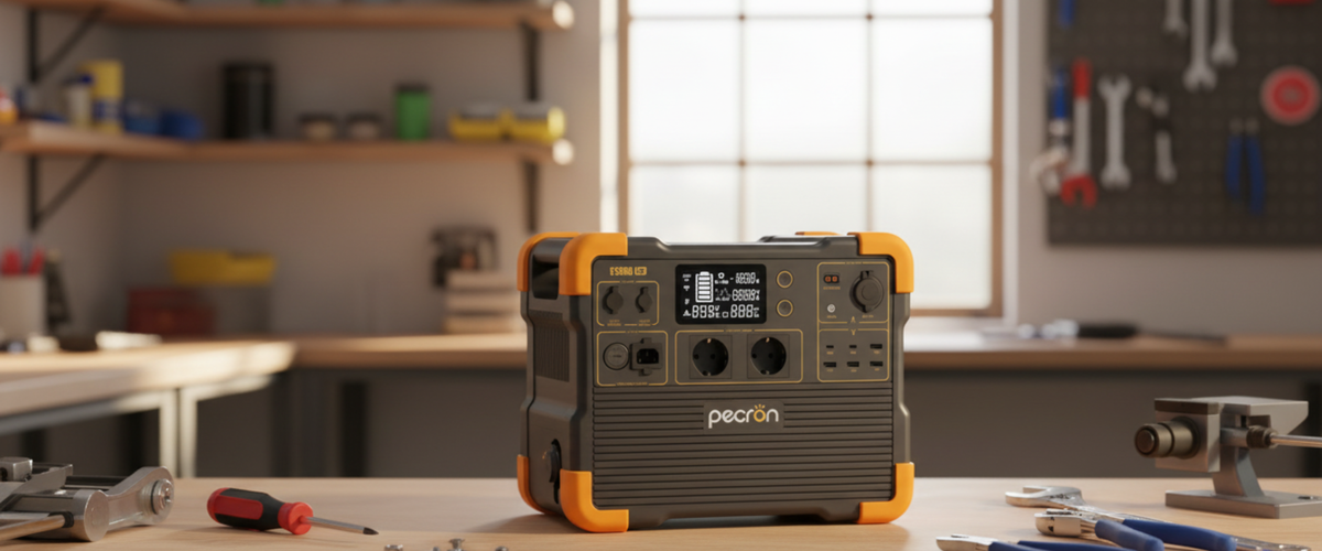 Pecron E1500 på arbeidsplass