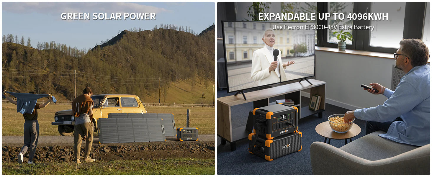 PECRON E1000LFP Solar Generator Kit