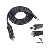 Fluxa Bil-ladekabel DC5521/DC7909  til 12V