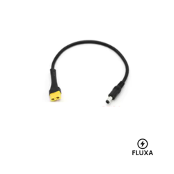 XT60 hunn til DC5521 hann - 0,3mm solcellekable for strømstasjon