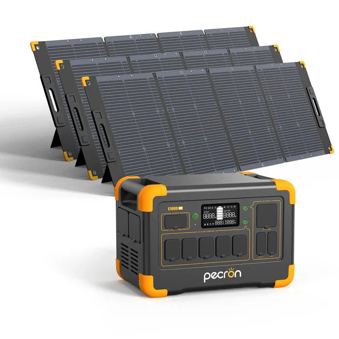 PECRON E1000LFP Solar Generator Kit - PECRON.NO