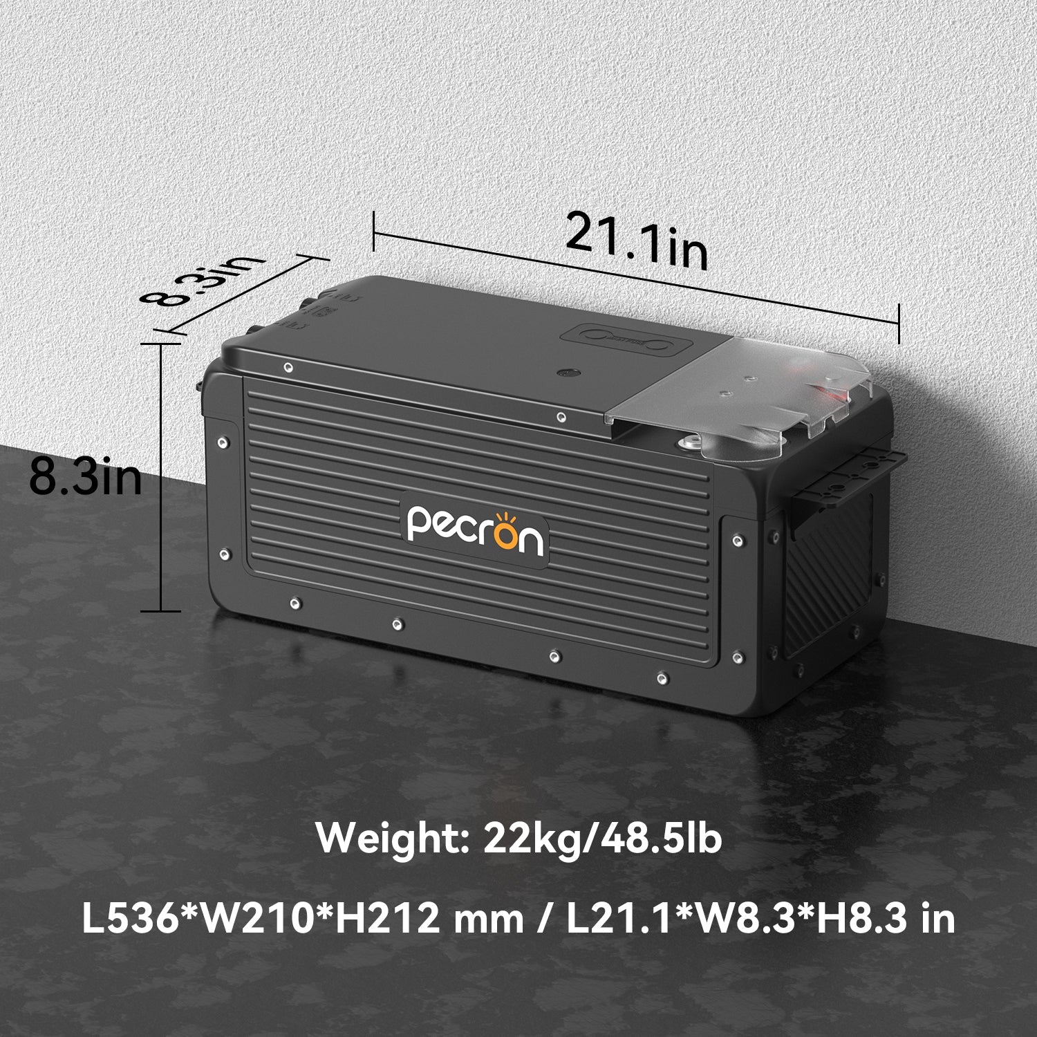 Pecron WB12200 – Kraftig 12v 200a LiFePO4-batteri med smartstyring IP65 og Victron-kompatibilitet